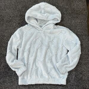 Puma Embossed Super Soft Youth Hoodie Pullover Size M Retail $40